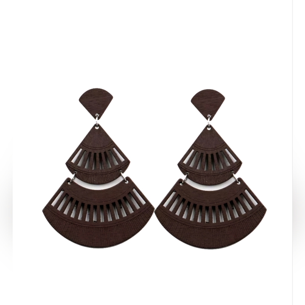 5 for $20! Paparazzi Earring ~ Oriental Oasis - Brown